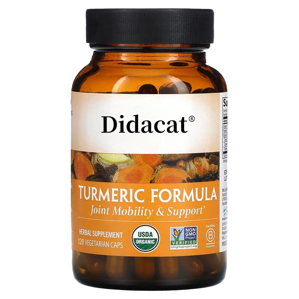Curcumin Herbal Supplement, Containing Black Pepper, 120 Capsules.