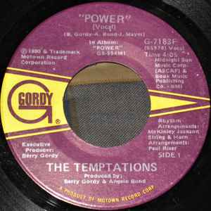 

7inch Record TEMPTATIONS - Power G7183F GORDY 1980 US Soul/Funk Used