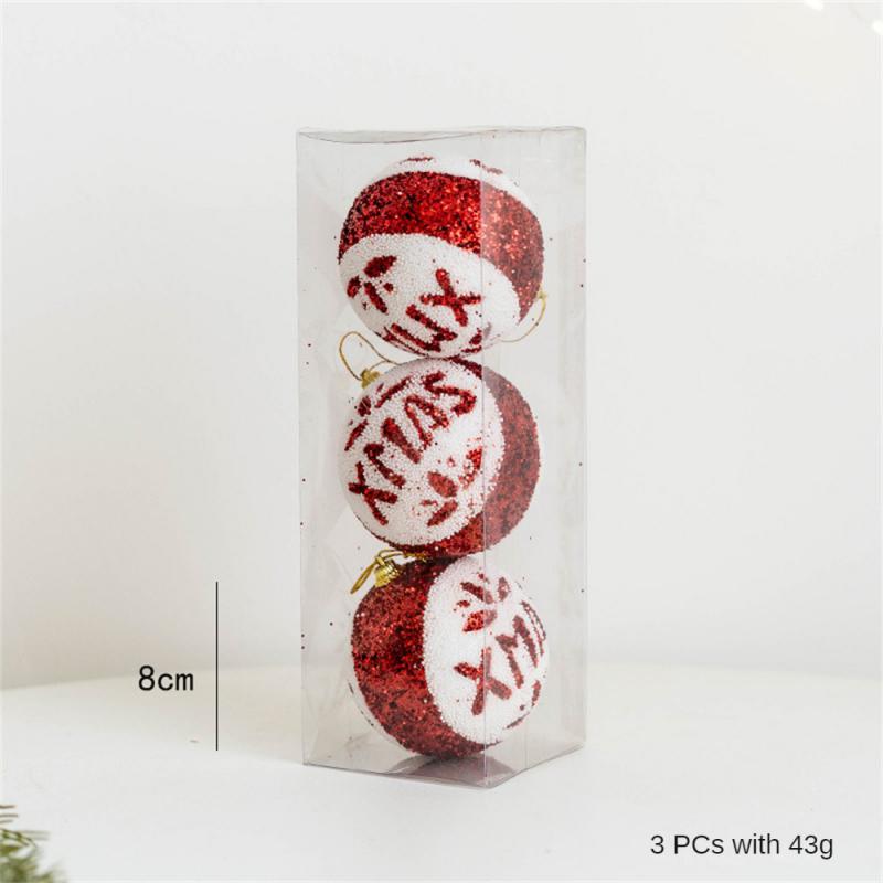 

Christmas Ball Create An Atmosphere Gold Foam Ball Shiny Glow Red Decorations Home Decoration Add A Touch Of Flexibility Silver