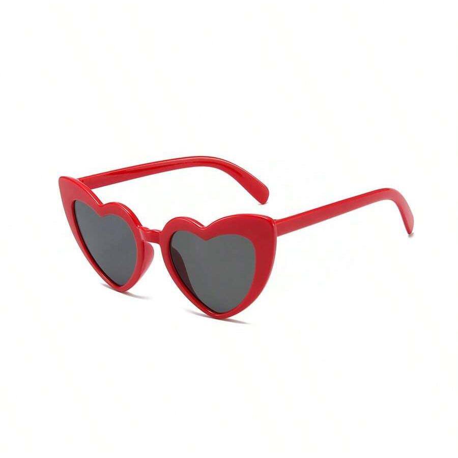 Heart Multicolor Fashion Women Sunglasses Cute Holiday Party Summer Beach Glasses