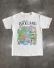 Oakland California Graphic T-Shirt, East Bay Skyline and Lakefront Souvenir Tee