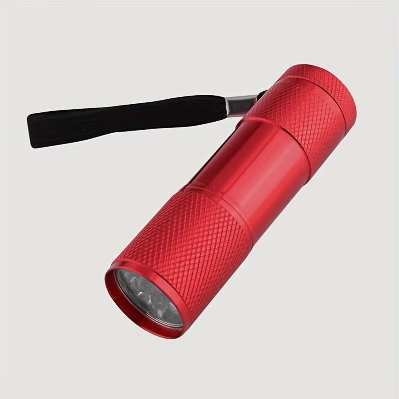 Portable Ultra Violet Blacklight 9 LED UV Flashlight Torch Light Lamp Mini Aluminum UV flashlight