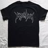 Immolation Band Logo T-Shirt Black All Sizes Short Sleeve