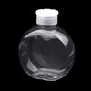 320/500Ml Flat Round Water Bottle Clear Milk Tea Coffee Bottle Drinking Bottles Portable Pet Juice Drink Bottle