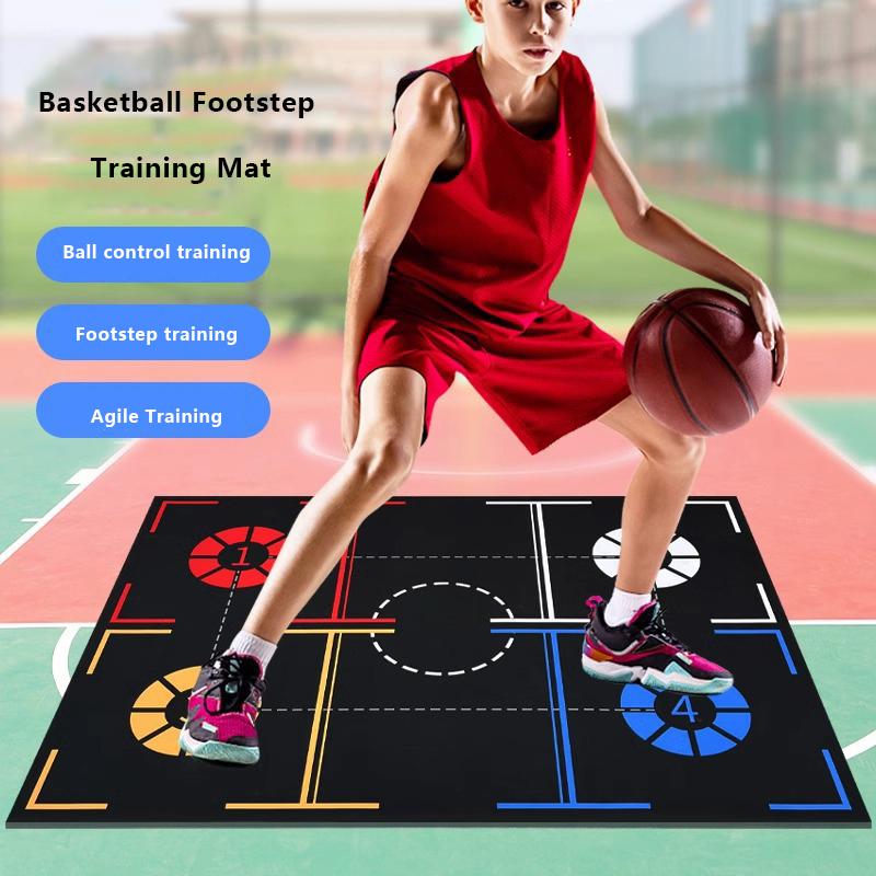 Basketball Train Mat Non Slip Soundproof Material Children Adolescents Indoor Ball Control Training Dribbling Drill Thickening