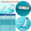 Disposable Sticky Ear Swabs Pick Reusable Ear Cleaner Soft Silicone Ear Wax Removal Tool Earwax Remover For Olders Adult Kid
