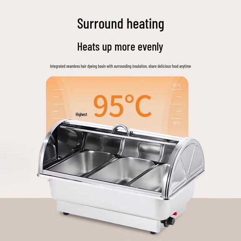 Stainless Steel Electric Buffet Food Warmer