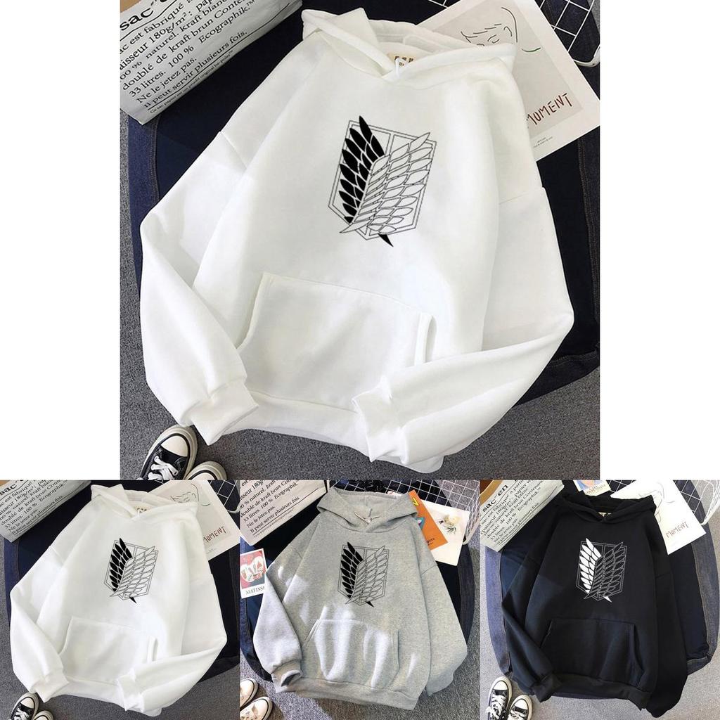 Attack On Titan Corps Mikasa Eren Hoodie Top Sweatshirt For Cozy Comfort And Fashionable Style