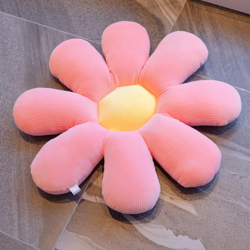 35-53Cm Beautiful Colorful Flower Plush Pillow Toy Soft Cartoon Plant Stuffed Doll Chair Cushion Sofa Kids Lovers Birthday Gifts