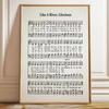 Like A River Glorious Hymn Sheet Music Hymn Sheet Wall Art Poster Hymn Sheet Print Old Hymn Music - Poster, and Canvas Print