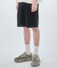 ZENSAI Pleated Seerscher Shorts Black