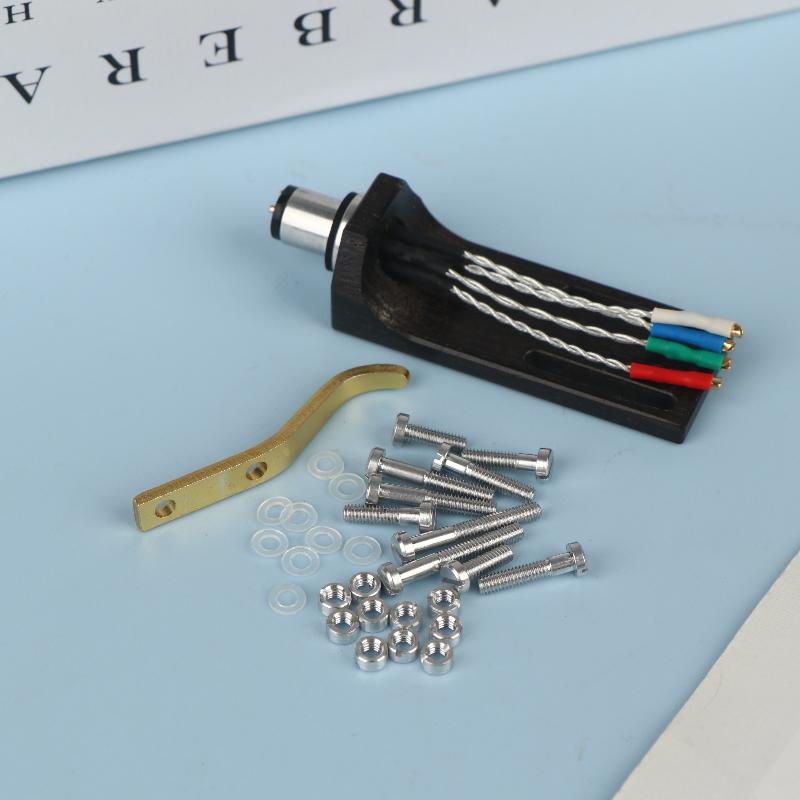 For Lp Vinyl Record Player Cartridge Headshell Stylus Holder Accessories Kit Turntable Headshell With 4 Connection Wires