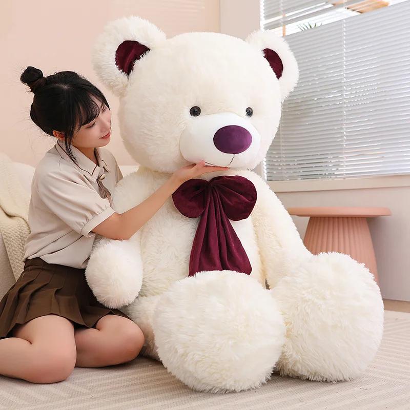 High Quality 5 Colors Teddy Bear with Bowknot Stuffed Animals Bear Plush Toys Doll Pillow Kids Lovers Birthday Baby Gift