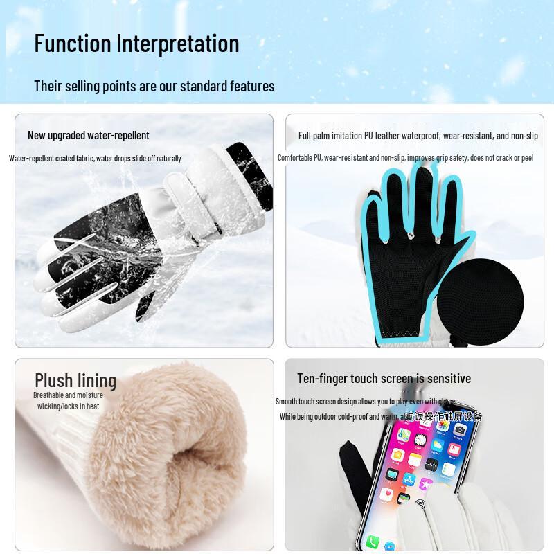 Sanhe Winter Warm Ski & Cycling Gloves