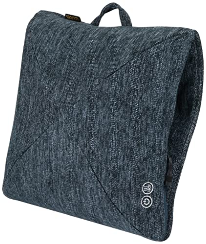 ATEX Lourdes Premium Massage Cushion, 3D Kneading, Navy Blue, AX-HCL310nb