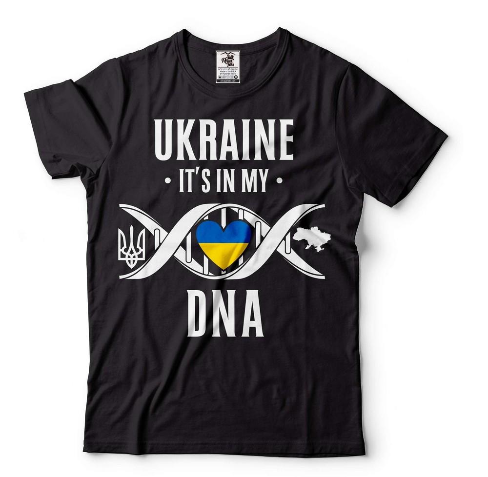 Украина Это В Моей ДНК Футболка Патриотическая Футболка Украина Украинские Подарки Украина Футболка Унисекс S