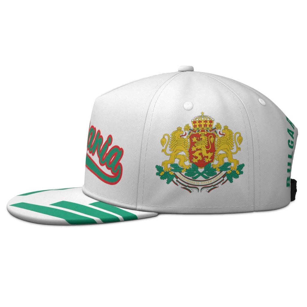 Bulgaria Flat Brimmed Cap Free Custom Made Name Number Hip-hop Hat Country Nation Flag Bg Bulgarian College Photo Headgear