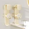 2Pcs Plastic Washbasin Hook Wall Mounted Stretchable Washbasin Storage Shelf Space Saving Self-adhesive Basin Storage Rack