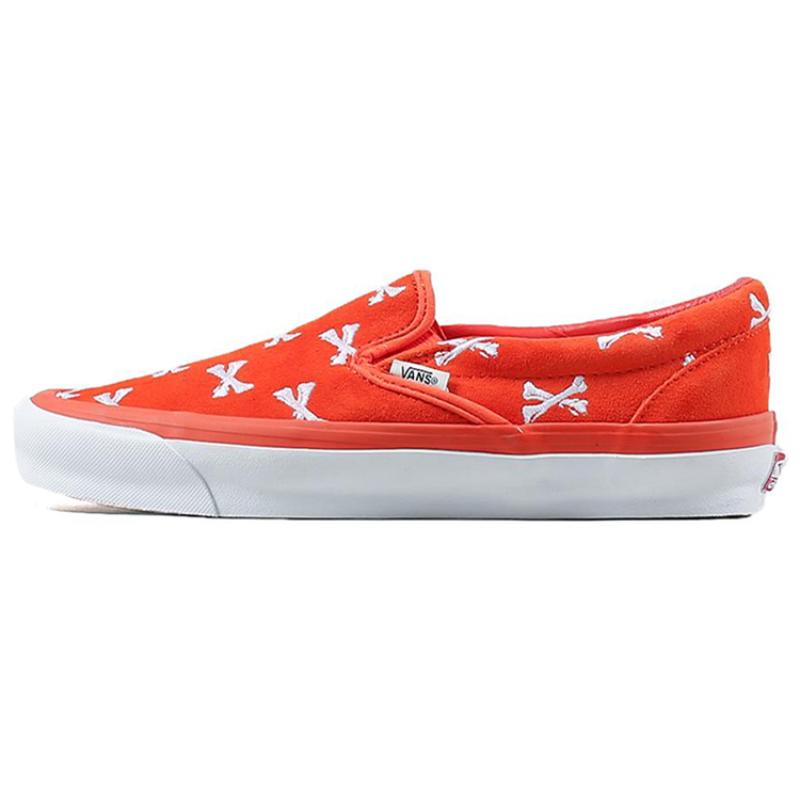 

Vans Wtaps X Vans Og Classic Slip On Lx Bones Orange Sneakers VN0A45JKK09 43