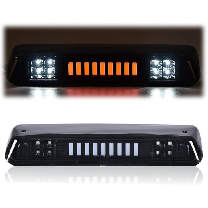 GRAND ORANGE LED Third Brake Lights Compatible With Ford F150 / Fits Lincoln Models 2004-2008 DOT Certified 3Rd Tail Light Assembly
