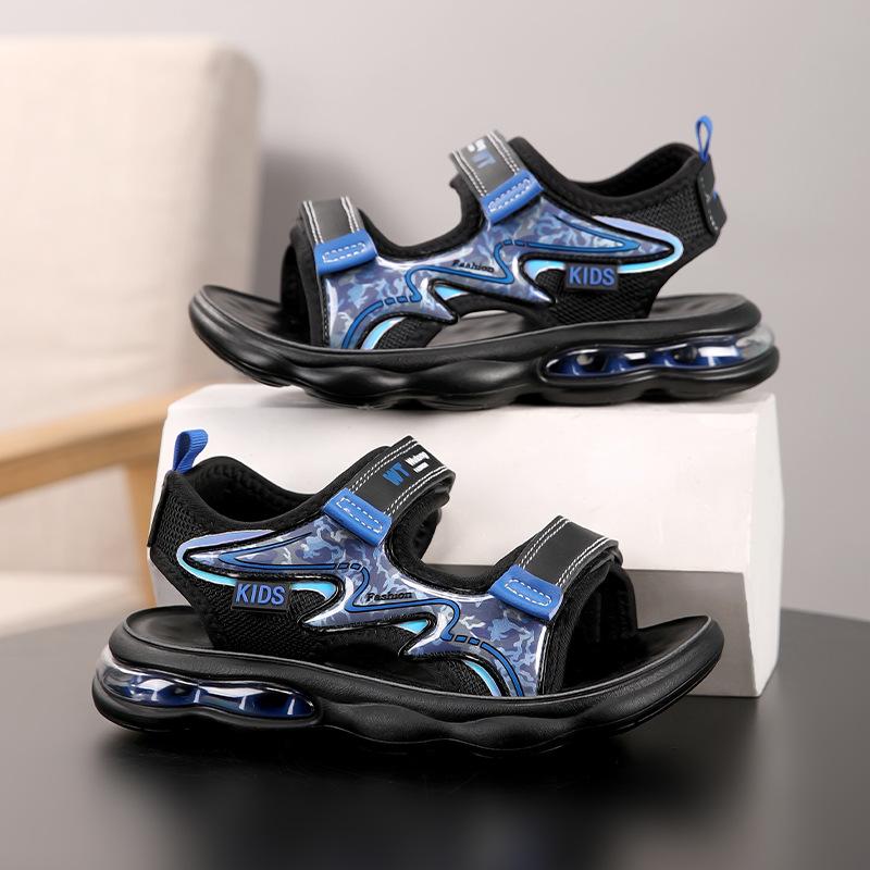 Classmate 2025 Summer Children's Sandals Boys Middle and Older Children Soft-soled Beach Shoes Sports Sandals Outdoor Leisure