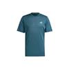 Ultimate Running T Shirts Men's Arctic Ocean Blue Crew Neck Moderate Straight Fit IM4188