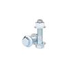 8.8 Grade Hex Flange Bolt and Nut Set with Anti-slip Washer: M5, M6, M8, M10 Assortment