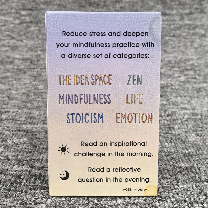 100 Świadomych Podpowiedzi do Kart Samoopieki i Redukcji Stresu Prezent Mindfulness