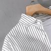 Japanese Striped Men's Long-sleeved Shirt Top Literary Trend Fashionable Casual Versatile Shirt