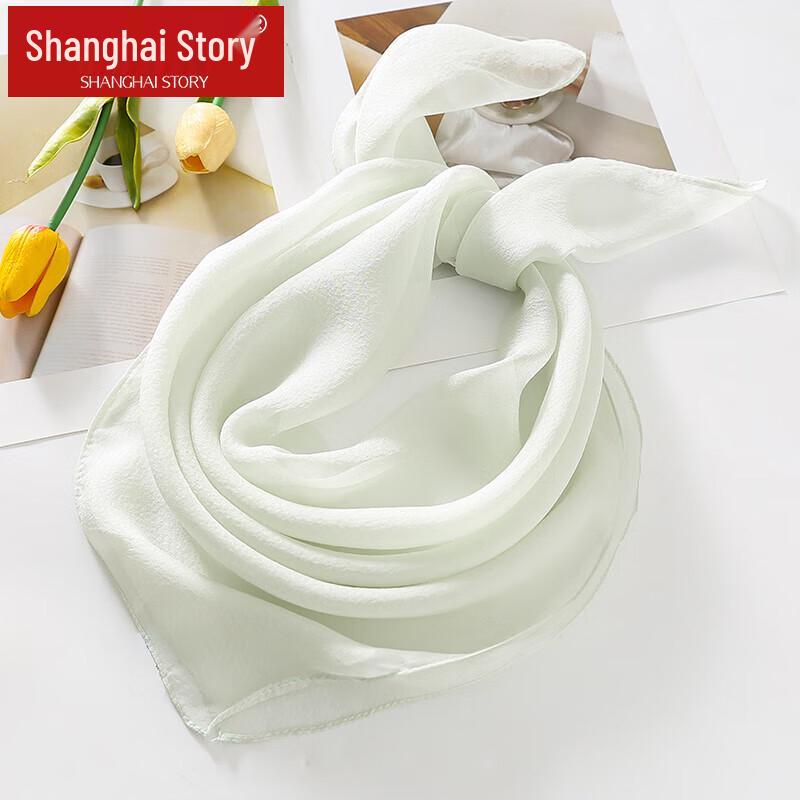 

Подарочный набор женских маленьких квадратных шарфов Shanghai Story из 100% шелка тутового дерева