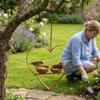 Large Capacity Heart Shape Bird Feeder Double Bowl Bird Water Drinker  Outdoor Use