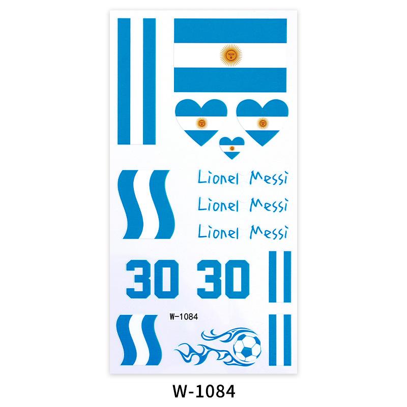 World Cup Holiday Tattoo Sticker Waterproof Children'S Cartoon Tattoo Sticker Direct Sticker Tattoo