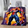 1pc Spider-Man Action blanket Soft and Warm for Sofa Office Camping Travel Livingroom Great Gift for Friends and Family Comfortable