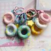 Cute Cartoon Star Swim Ring Key Chain Unique Creative Pendant for Women Students Schoolbag Backpack Charm
