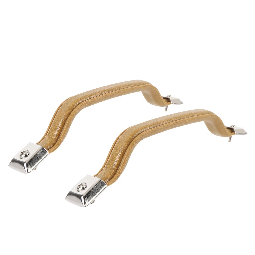 Interior Door Handle Pull Strap Kit Front Left Right Side 55009801K Replacement for YJ 1987 1995 Brown