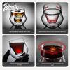 Bincoo Double-Layer Glass Coffee & Espresso Tasting Cups