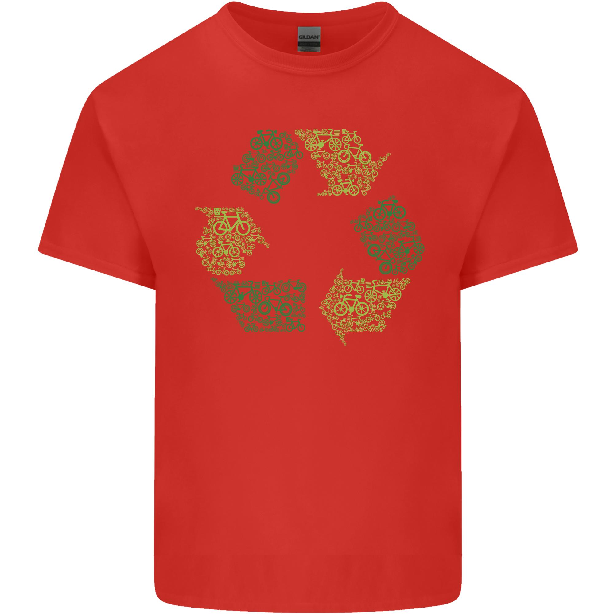 Recycle Bike Fun Cyclist Funny Unisexs Light Cotton TShirt S