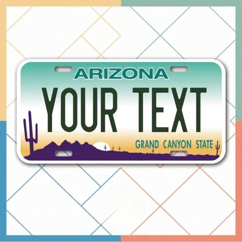 Arkansas USA Metal Wall Sign, Vintage State Decor 15x30cm