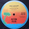 12inch Record ALTON ELLIS - And I Love Her 12WIP6748 Island Records 1981 UK Reggae, Ska & Dub Used