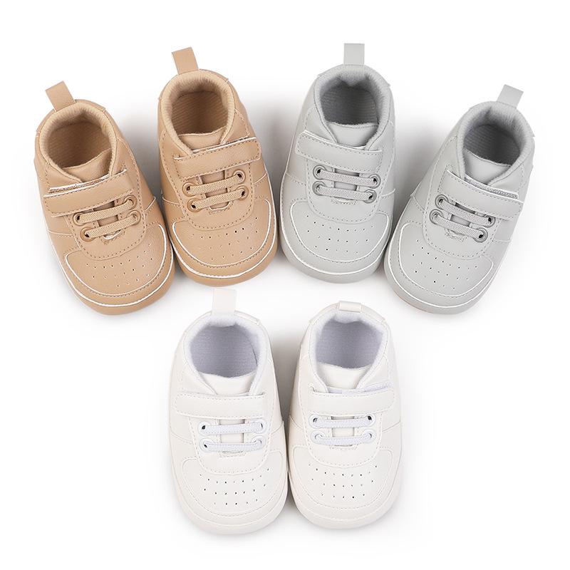 Gamilo Infant Shoes: 0-12 Months Baby Boy Walker Shoes with Indoor Rubber Soles for Spring and Autumn