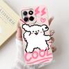 For Huawei Honor X8 4G 5G X8a X8b Phone Case Soft Liquid Silicone Bumper HonorX8 X 8 Anti-knock Cute Panda Astronaut Cover Capa