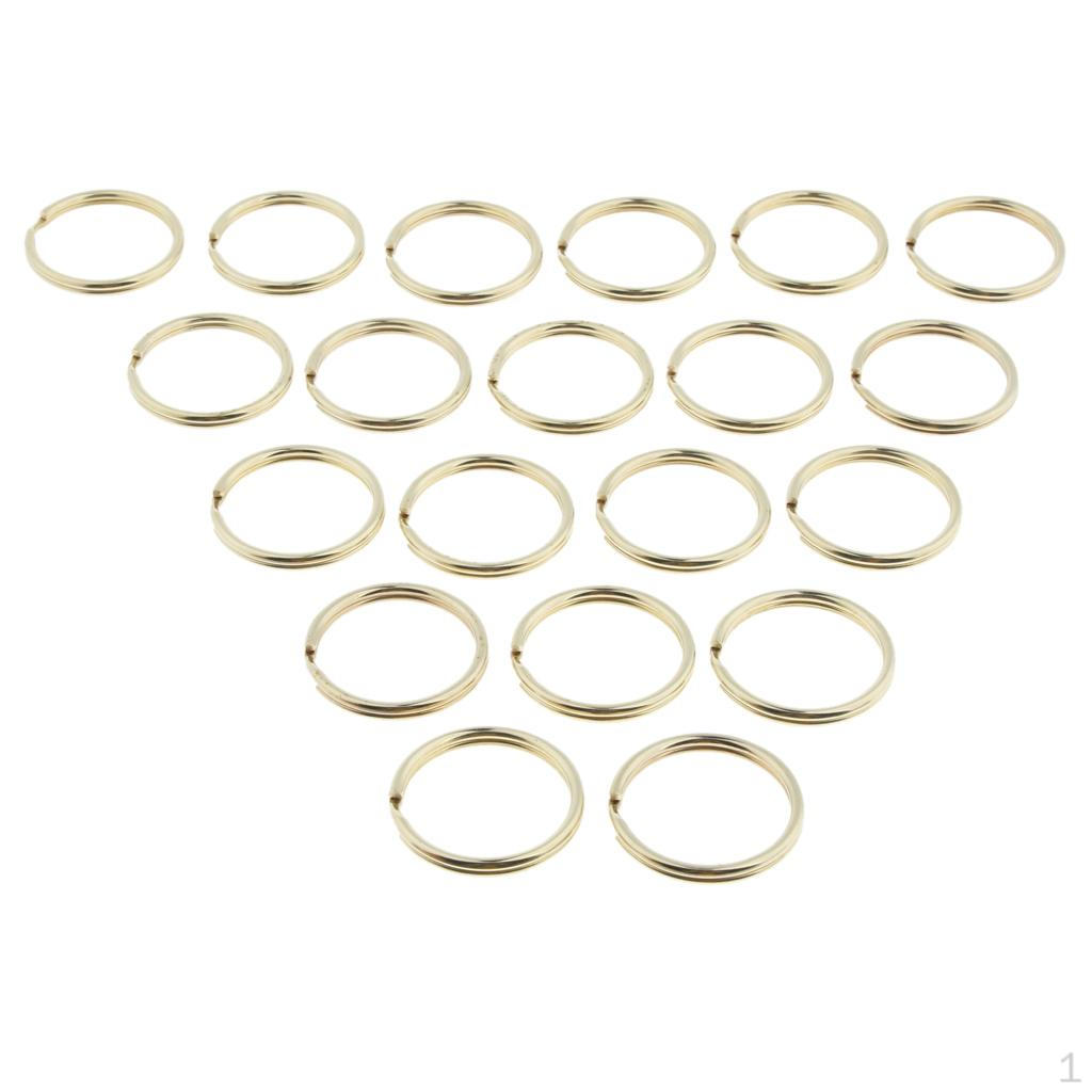 20 шт. Кольца оптом для брелоков и поделок Round Edge 10mm