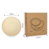 4pcs 20/23/25cm Lightweight Wheat Straw Plates Unbreakable Dishes and Plates Sets Non-toxin Safe Healthy for Kids Children Adult