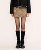 FANYOUNG Damaged Miniskirt - Leopard