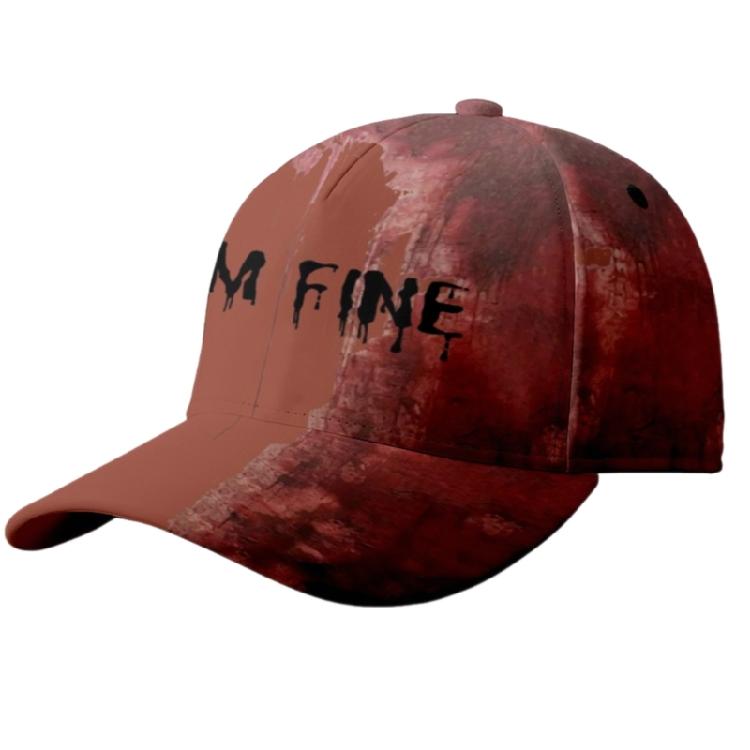 Creep Halloween Baseball Hat for Various Parties Unisex Baseball Caps for Costume Enthusiasts Halloween Props Headpiece