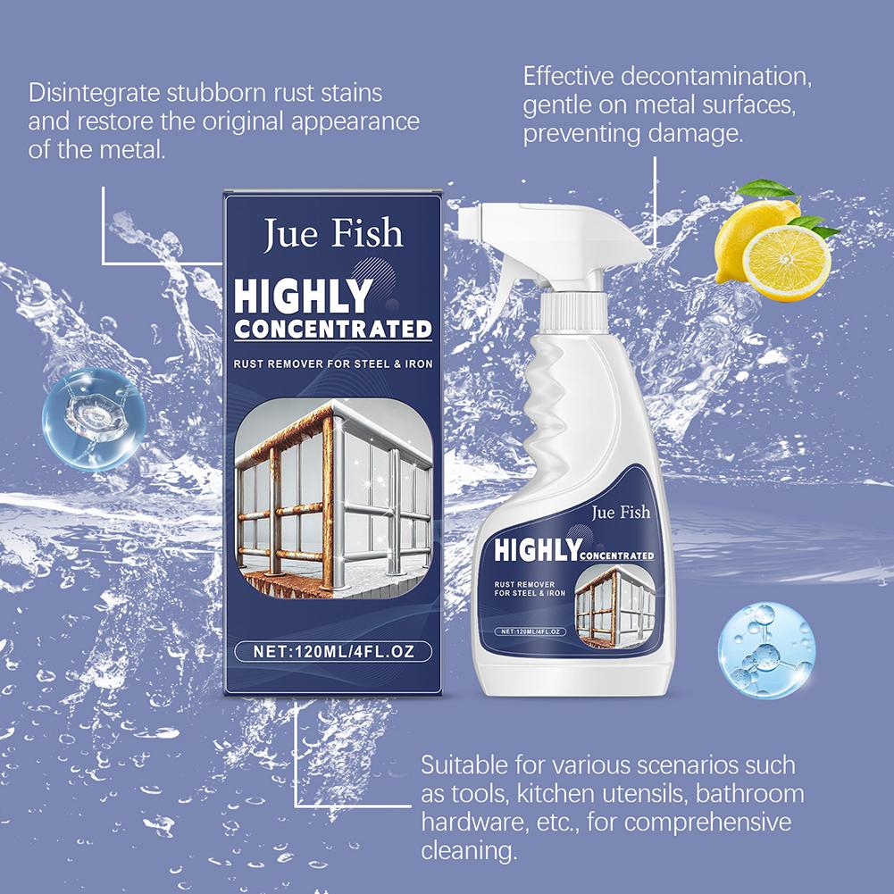 Metal Rust Remover High-speed Rust Powerful Rust Remover Car Maintenance Cleaning Restores Shine Iron Oxidation Eliminator