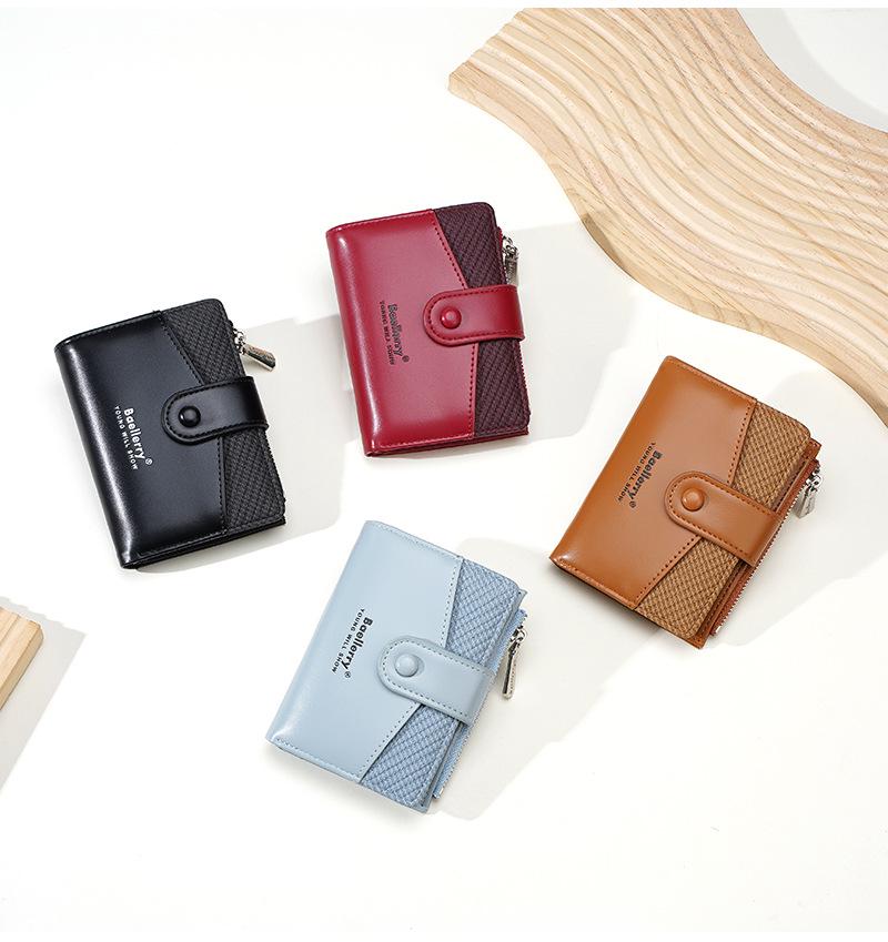Baellerry Stylish Multi-Card Short Coin Purse for Women