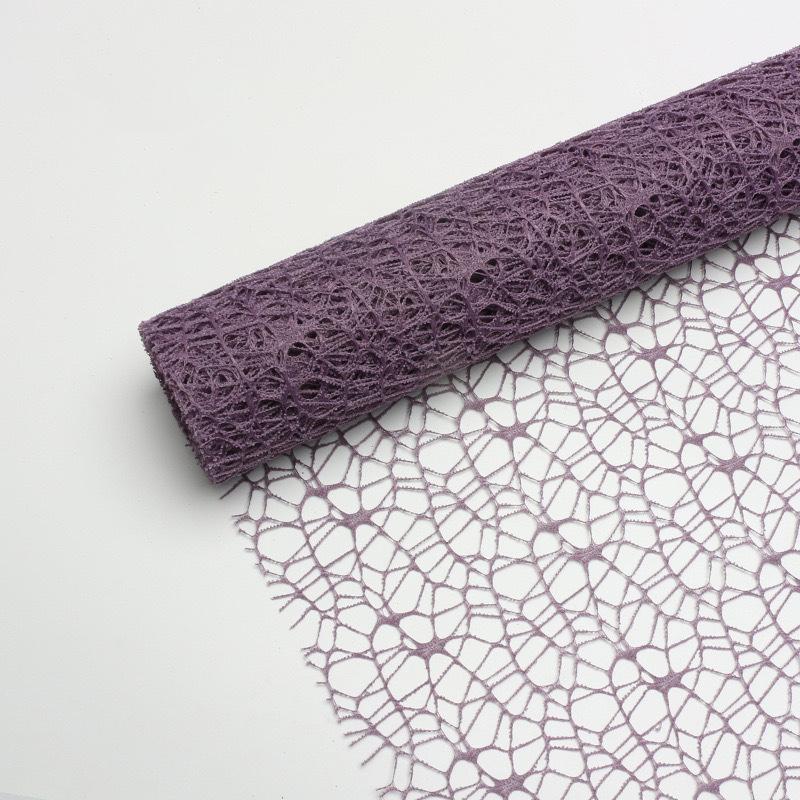 50Cm*4.5M/Roll Flower Wrapping Mesh Paper Iregular Hollow Net Wrapper Floral Bouquet Paper Fresh Flower Florist Packaging Sheet