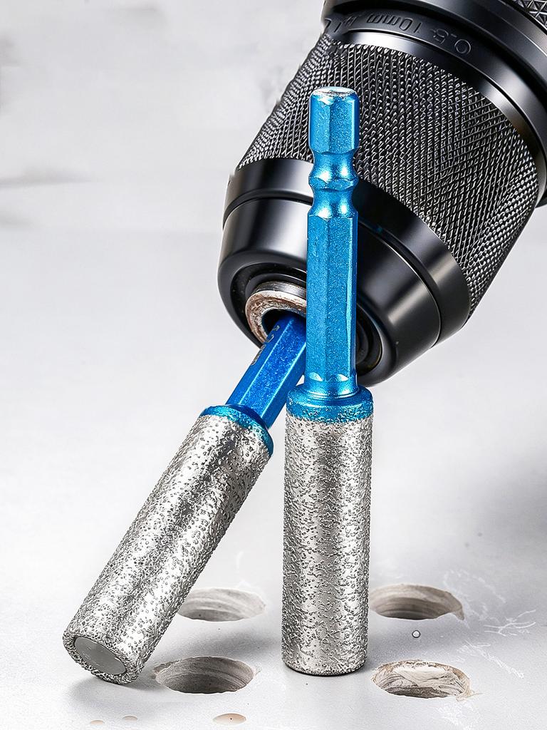 Diamond Core Drill Bit Hex Shank Dry Drilling Hole Saw Ceramic Tile Granite Marble Glass Grinding Head Power Tool Accessories