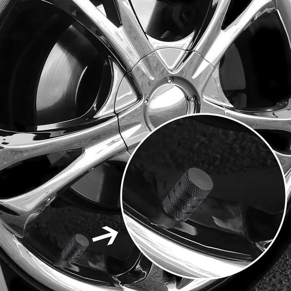 4 Stück Auto Styling Reifenventilkappen Dekoration Auto Aluminium Staubdicht Abdeckung Rad Reifenventilkappe Passend für Chevrolet Silverado Impala